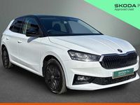 Used Skoda Fabia Design Edition 113 HP (83 kW) 2025 Moon white metallic black magic pearl effect Hatchback