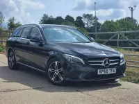 Used Mercedes C200 Premium 2019 Black Estate