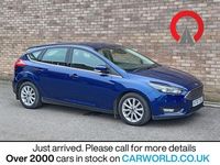 Used Ford Focus Titanium 125 HP (91 kW) 2018 Blue Hatchback
