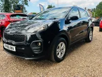 Used Kia Sportage 130 HP (95 kW) 2018 Black SUV