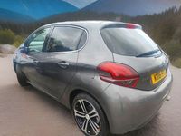 Used Peugeot 208 GT-line 110 HP (80 kW) 2018 Grey Hatchback