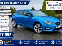 Used Seat Leon FR 150 HP (110 kW) 2016 Blue Hatchback