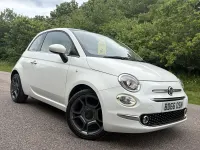 Used Fiat 500 Lounge 69 HP (50 kW) 2016 White Hatchback