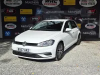 Used VW Golf VII SE 125 HP (91 kW) 2017 White Hatchback