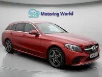 Used Mercedes C300 AMG line 2020 Red Estate