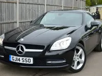 Begagnad Mercedes SLK250 2014 Svart Cab