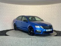 Used Skoda Octavia vRS 184 HP (135 kW) 2017 Blue Hatchback