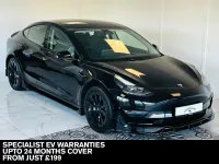 Used Tesla Model 3 Long Range AWD 366 kW (498 HP) 2020 Black Sedan