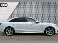Used Audi A4 S-Line 150 HP (110 kW) 2023 White Sedan