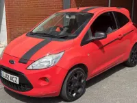 Used Ford Ka 69 HP (50 kW) 2012 Red Hatchback