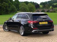 Used Mercedes C300 AMG Line Premium 2024 Obsidian black metallic Estate