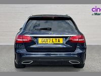 Begagnad Mercedes C220 AMG Line Premium 168 HK (123 kW) 2017 Blå Kombi