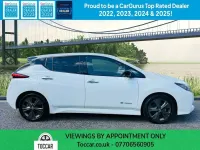 Used Nissan Leaf Tekna 110 kW (150 HP) 2018 White Hatchback