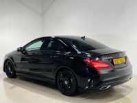 Used Mercedes CLA220 AMG line 177 HP (130 kW) 2017 Black Sedan