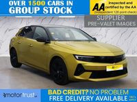 Used Vauxhall Astra GS Line 130 HP (95 kW) 2022 Yellow Hatchback