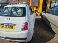 Used Fiat 500 Lounge 69 HP (50 kW) 2012 White Hatchback