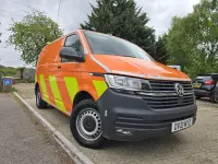 Used VW T6.1 Startline 150 HP (110 kW) 2021 Orange Van