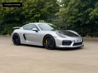Used Porsche Cayman GT4 385 HP (283 kW) 2016 Silver Coupe