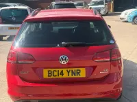 Used VW Golf VII 2014 Red Estate