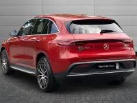 Used Mercedes EQC400 AMG line 300 kW (408 HP) 2023 Hyacinth red SUV