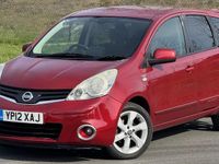 Begagnad Nissan Note N-TEC 2012 Röd Halvkombi