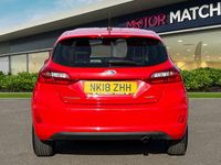 Used Ford Fiesta Zetec 2018 Red Hatchback