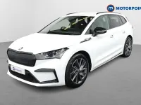 Used Skoda Enyaq iV SportlinePlus 210 kW (286 HP) 2024 White SUV