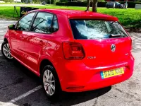 Used VW Polo SE 60 HP (44 kW) 2015 Red Hatchback
