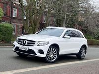 Begagnad Mercedes GLC250 AMG line 2018 Vit SUV