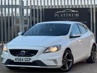 Used Volvo V40 R-Design 115 HP (84 kW) 2014 White Hatchback