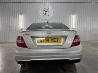 Begagnad Mercedes C180 Sport Edition 2014 Silver Sportkupé
