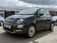 Used Fiat 500 Lounge 69 HP (50 kW) 2017 Crossover black Hatchback