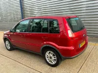 Used Ford Fusion Zetec 2009 Red Hatchback