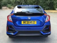 Used Honda Civic SR 126 HP (92 kW) 2021 Blue Hatchback