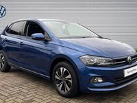 Used VW Polo Match 95 HP (69 kW) 2021 Blue Hatchback