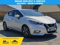 Used Nissan Micra Acenta 90 HP (66 kW) 2017 Silver Hatchback