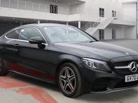 Used Mercedes C200 AMG line 2021 Black Coupe
