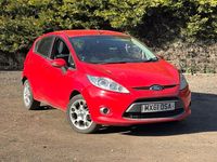 Used Ford Fiesta Zetec 82 HP (60 kW) 2011 Red Hatchback