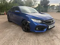 Used Honda Civic SR 129 HP (94 kW) 2017 Blue Hatchback