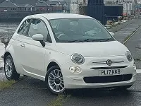 Used Fiat 500 Pop Star 69 HP (50 kW) 2017 White Hatchback