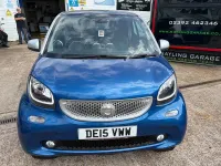 Used Smart ForTwo Coupé Premium 90 HP (66 kW) 2015 Blue Coupe