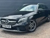 Used Mercedes C220 AMG Line Premium 191 HP (140 kW) 2019 Black Estate
