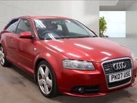 Used Audi A3 S-Line 170 HP (125 kW) 2007 Red Hatchback