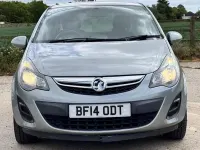 Used Vauxhall Corsa Design Edition 101 HP (74 kW) 2014 Silver Hatchback