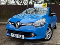 Used Renault Clio Dynamique 75 HP (55 kW) 2016 Blue Hatchback