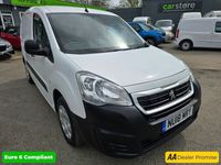 used Peugeot Partner 1.6 BLUE HDI PROFESSIONAL L1 EURO 6 inch inch ONLY 24131 MILES WITH F/S/H A