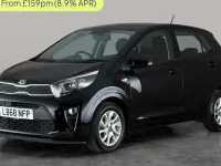 Used Kia Picanto 67 HP (49 kW) 2019 Black Hatchback