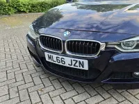 Used BMW 330e M Sport 252 HP (185 kW) 2016 Blue Sedan