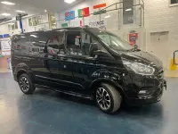 Used Ford Transit Custom Sport 185 HP (136 kW) 2022 Black Van