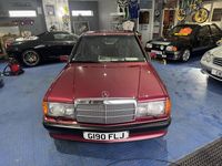 Used Mercedes 190 1990 Red Sedan